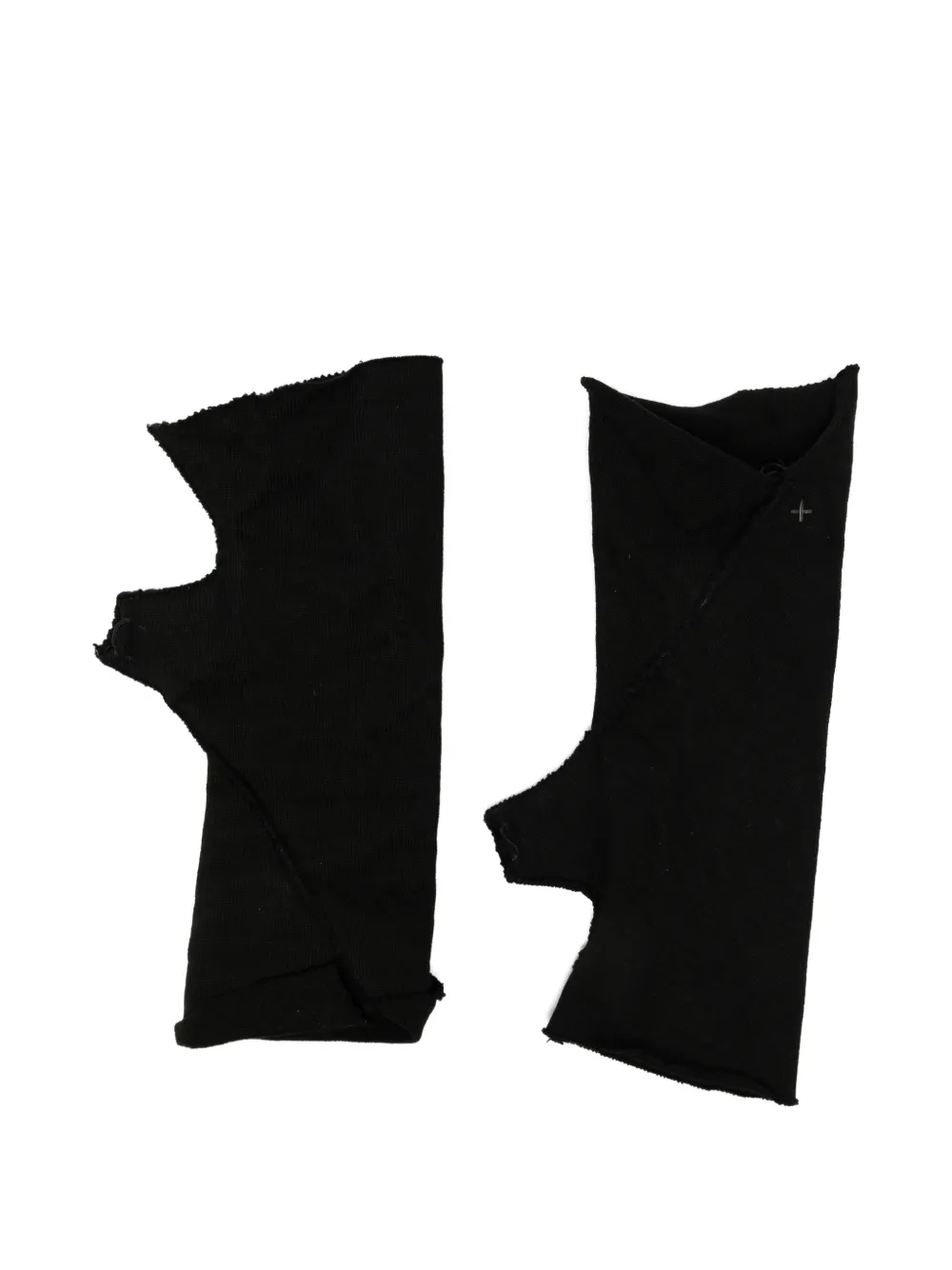Ma+ lined fingerless gloves | Black | Image 1