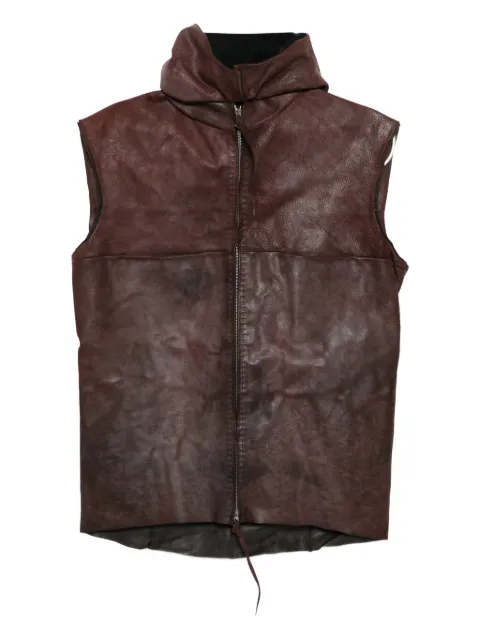 Ma+ sleeveless hoodie