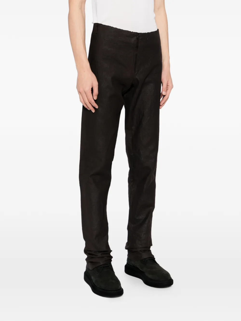  Ma+ Pocketless Tight Pants - Brown 