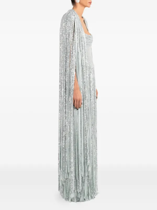 anna sui silver maxi dress Anna Sui + Silver Maxi
