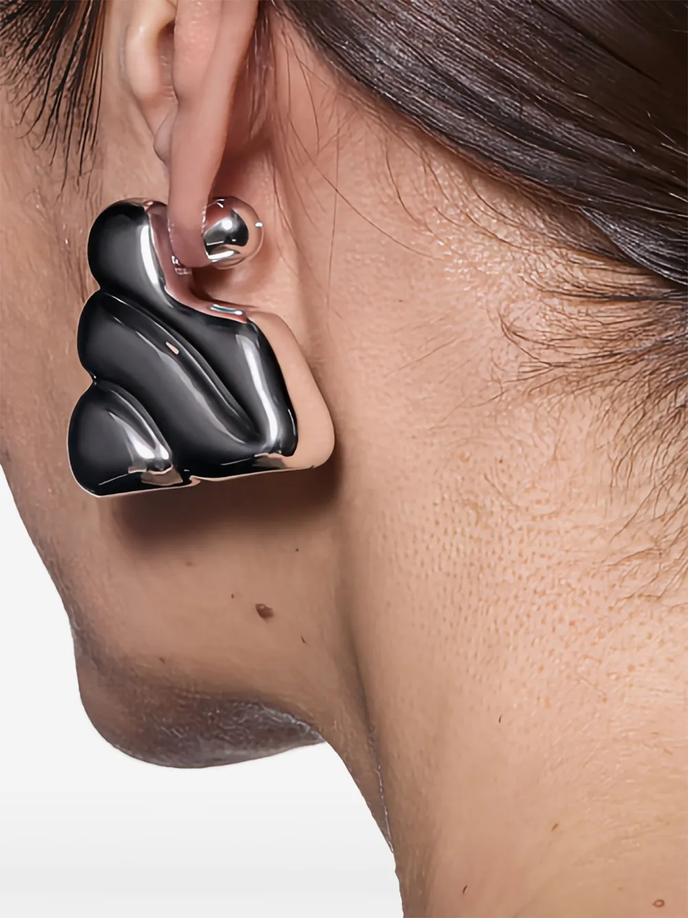 Maria Black Bogota grote oorbel - Zilver