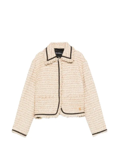 Karl Lagerfeld フレイドトリム ジャケット