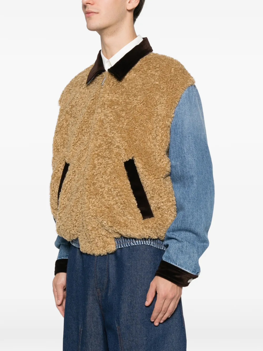  Marni Zip-up Jacket - Brown 