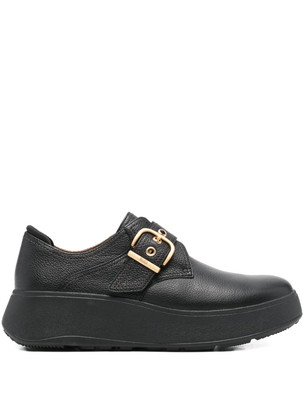 Fitflop Buckle-strap Oxford Shoes In Black