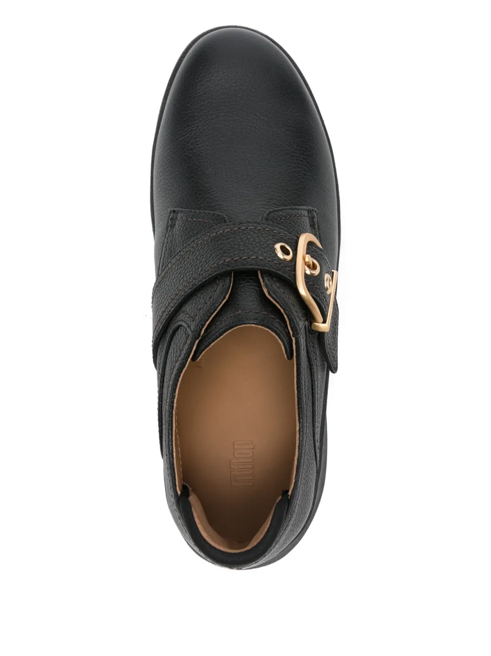Fitflop Buckle-strap Oxford Shoes In Black