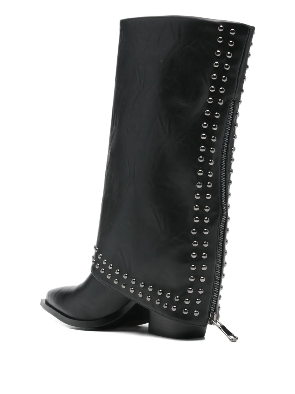 Exe' Pointed-toe Boots In Black