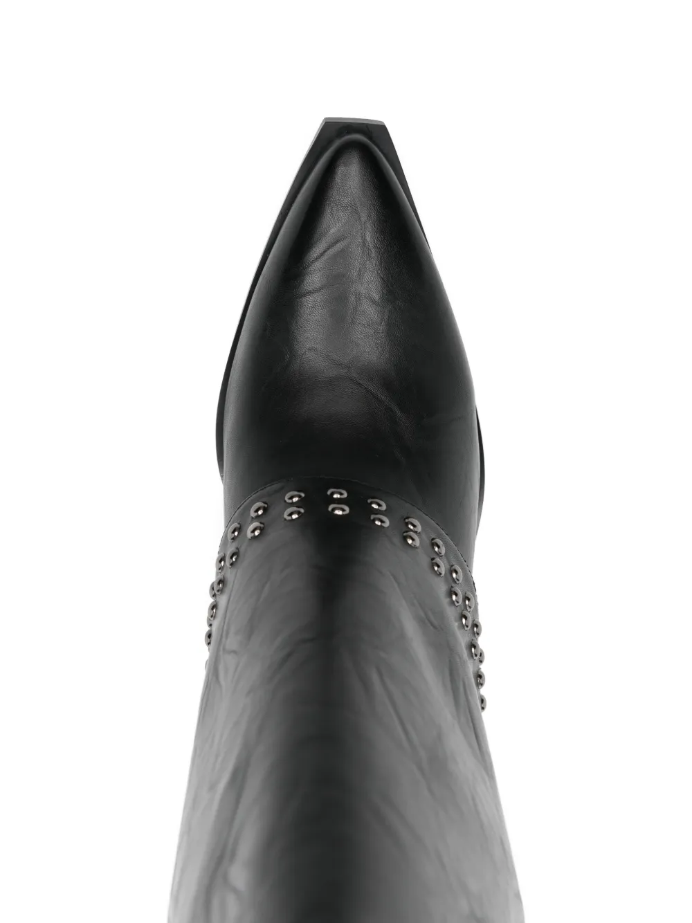 Exe' Pointed-toe Boots In Black