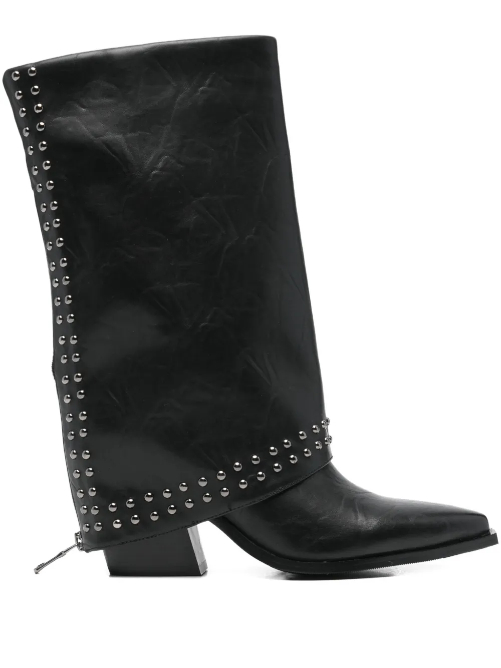Exe' Pointed-toe Boots In Black