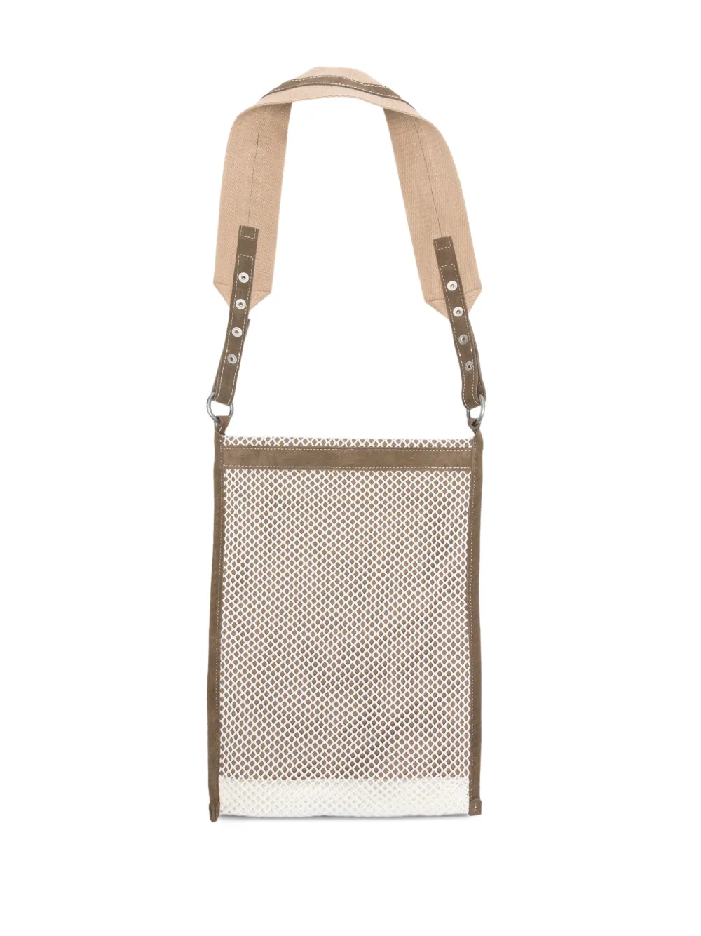  Open Yy Mesh Cross Body Bag - Brown 