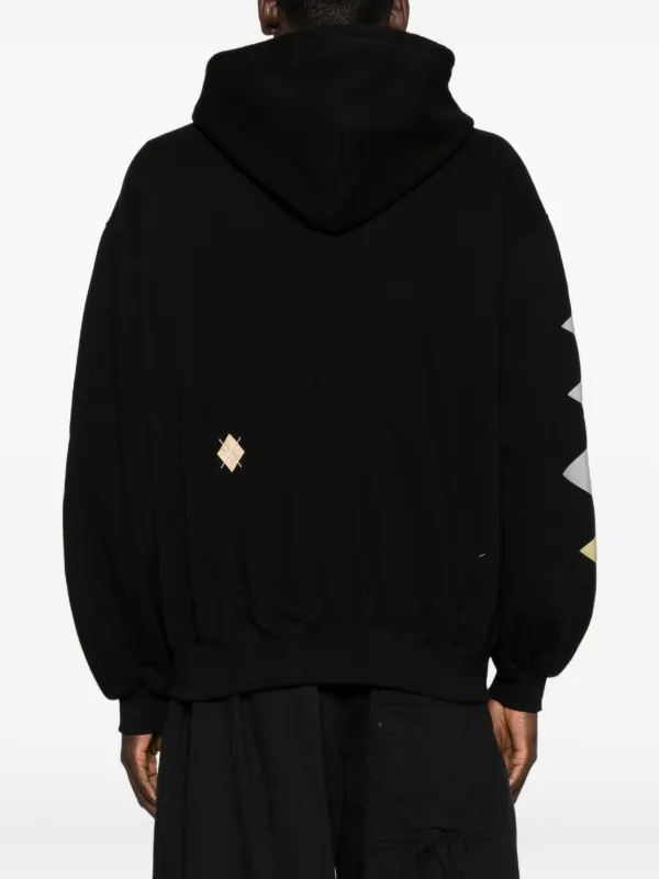 Open YY アーガイル パーカー | ブラック | FARFETCH JP