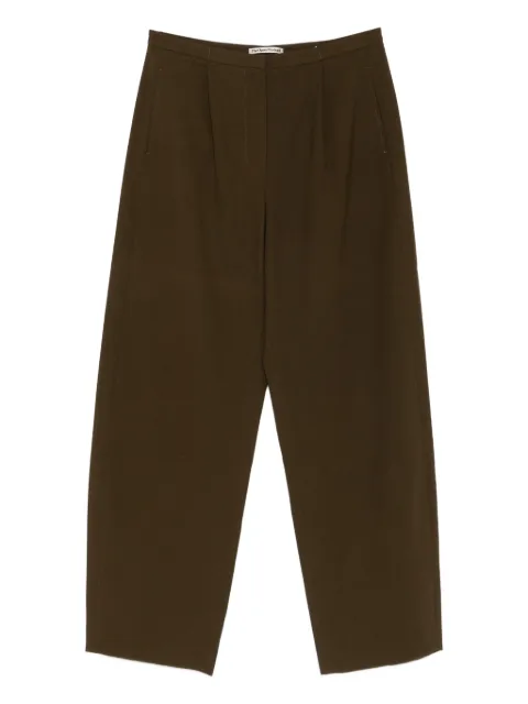 Open YY Volume Tuck pleated trousers