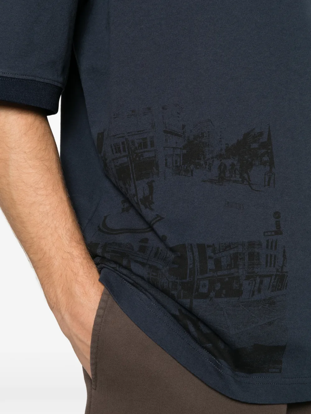 A-cold-wall* Streetview T-shirt In Blue