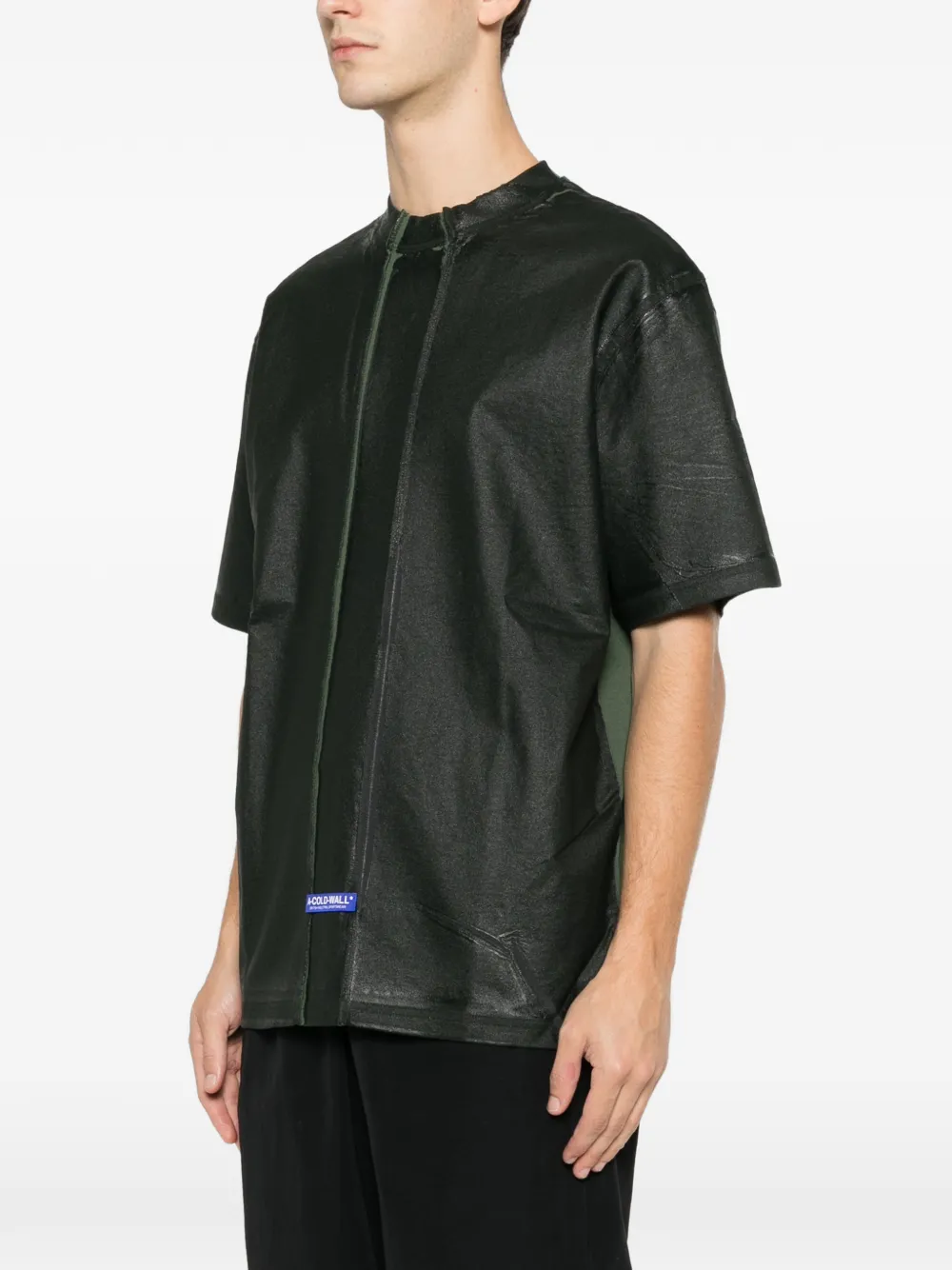 A-cold-wall* Seam Fracture T-shirt In Green