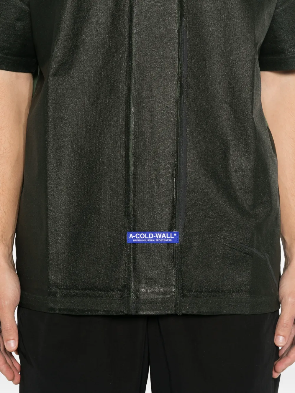 A-cold-wall* Seam Fracture T-shirt In Green