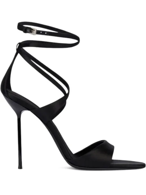 Paris Texas 105mm Lidia wrap-around stiletto sandals