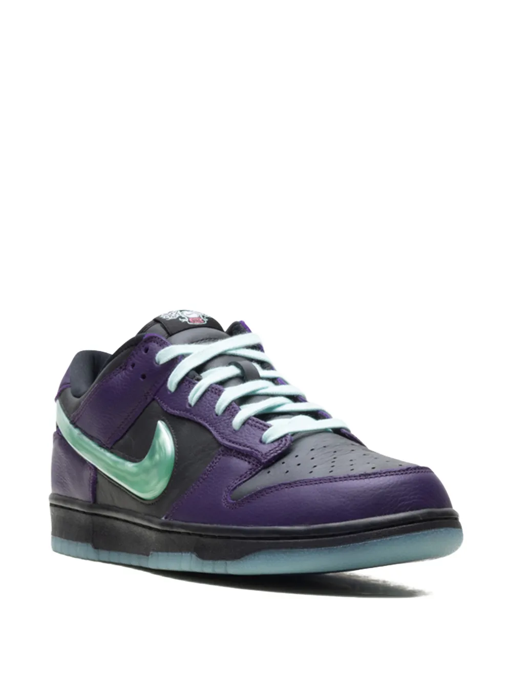 Nike Dunk Low Retro low-top sneakers met Swoosh-logo Paars