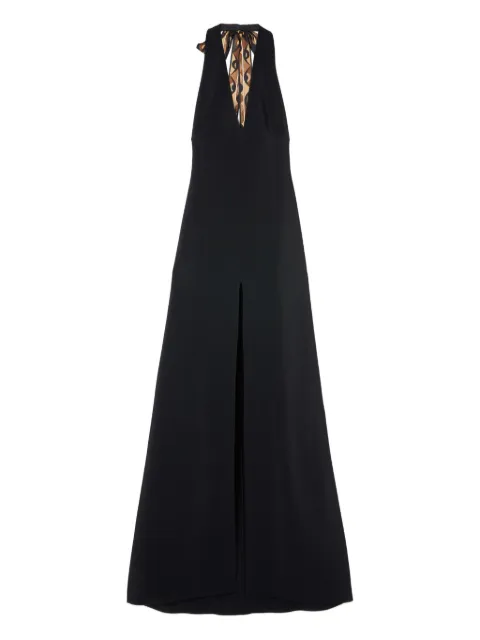 PUCCI فستان طويل بفتحة ورقبة V