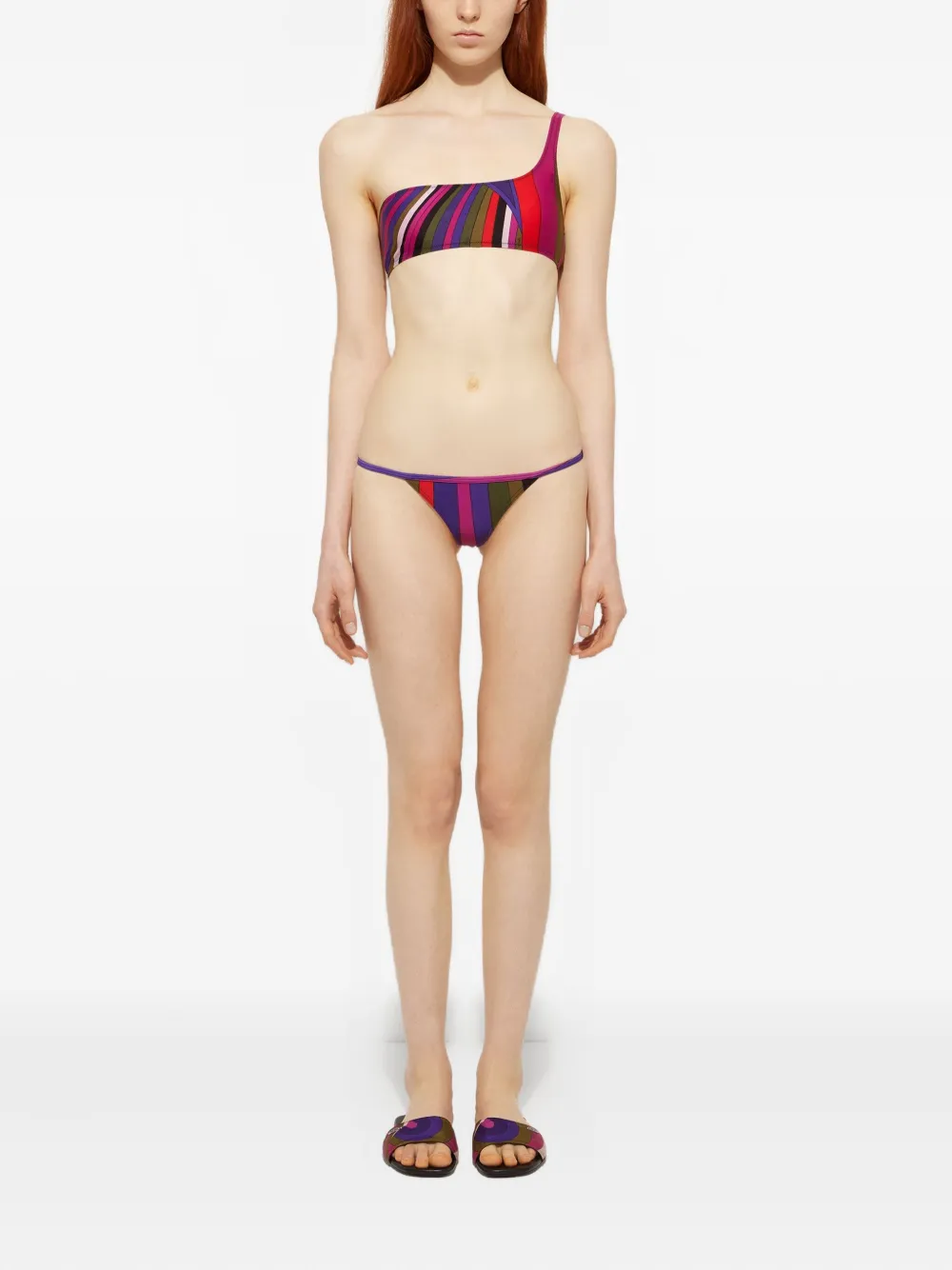 Pucci Print Bikini Bottom In Multi