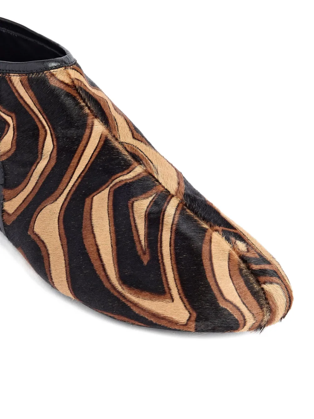 Pucci Labirinto Print Slip-on Ballet Flats In Black