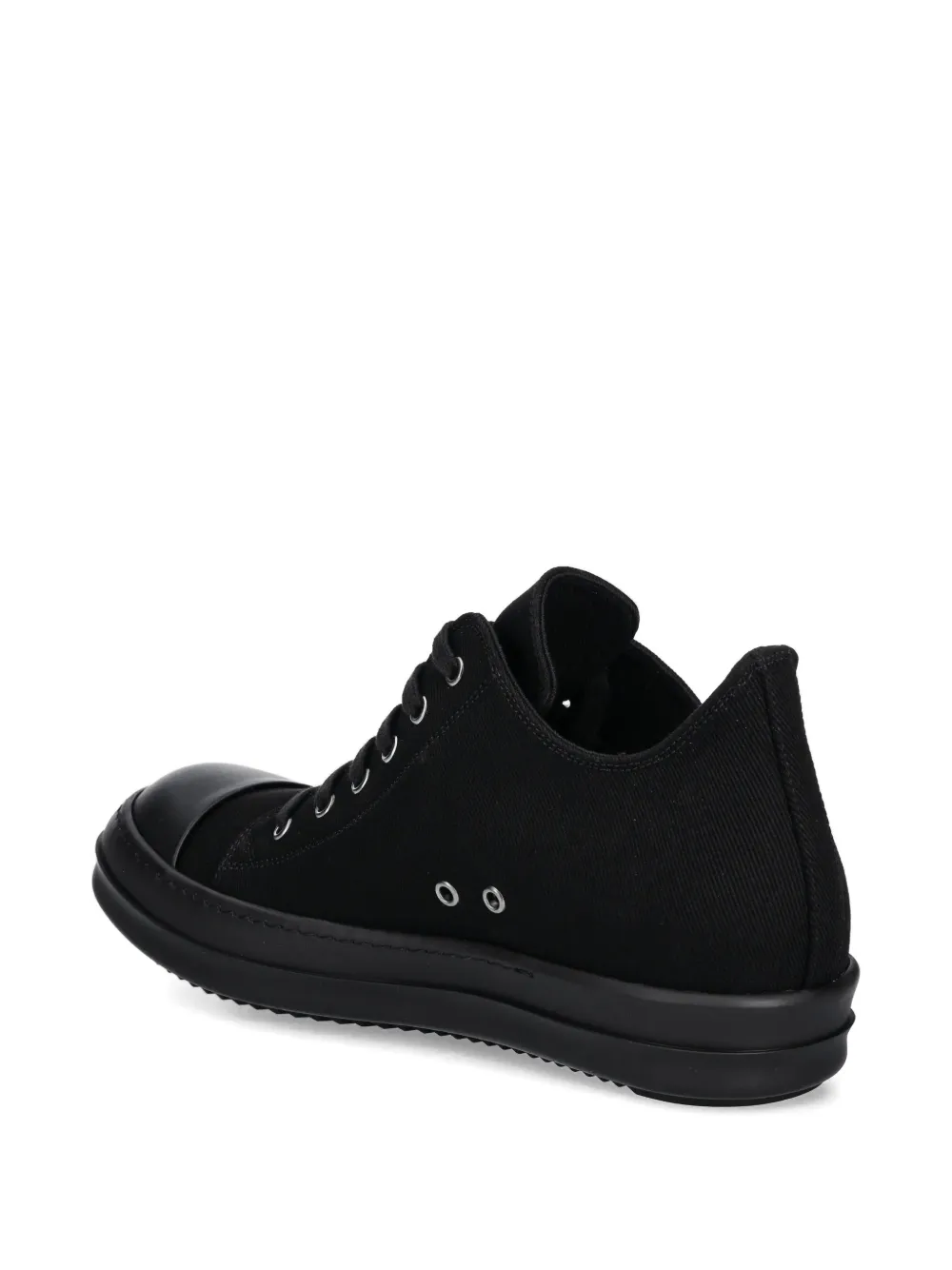 Rick Owens Drkshdw Low Sneaks Lace-up Sneakers In Black