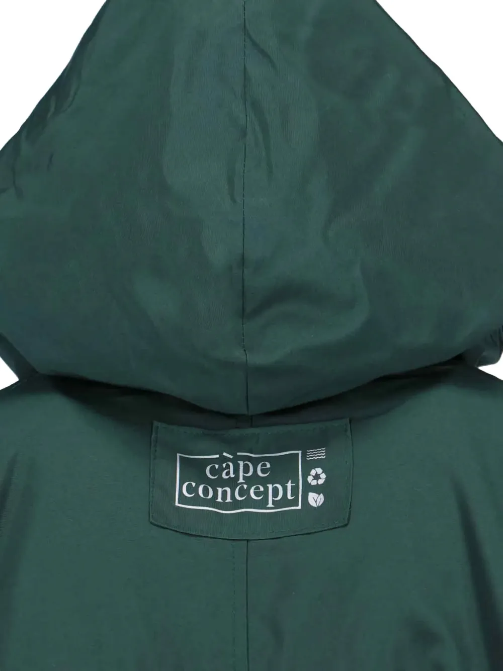 Cap Middle Bossa Hooded Coat In Green