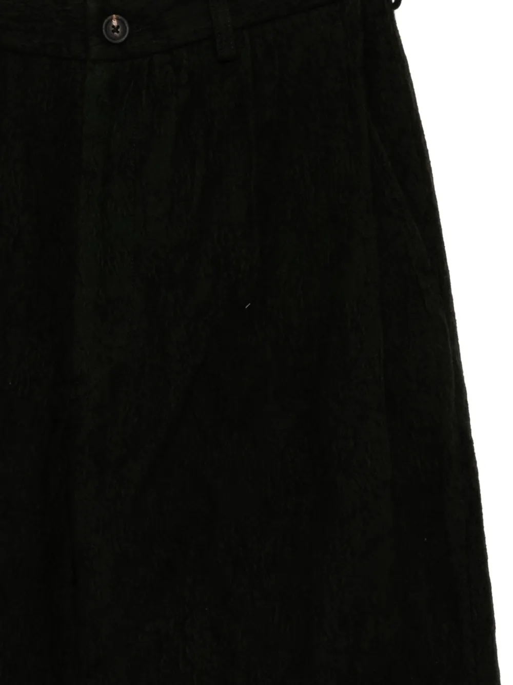  Ziggy Chen Textured Trousers - Black 
