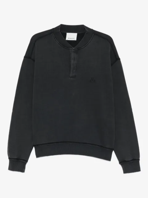 MARANT button embroidered-logo sweatshirt