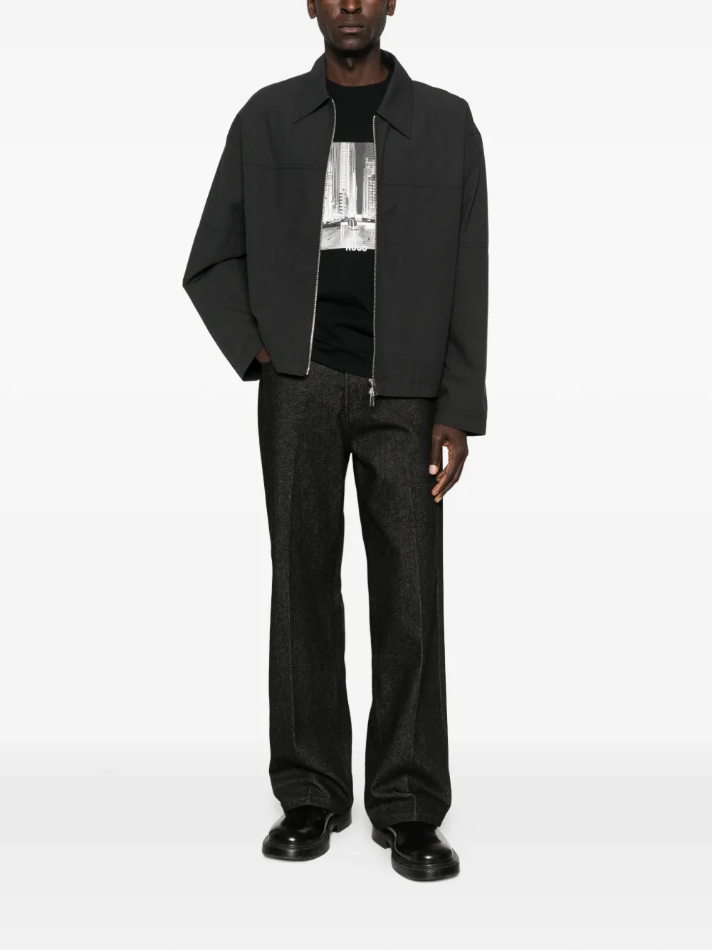 BOSS graphic T-Shirt - Zwart