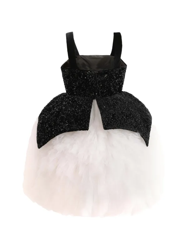 black sequin tutu dress Sparkle Obsessed Luxury Tutu Special Occasion Dress Black / 2T