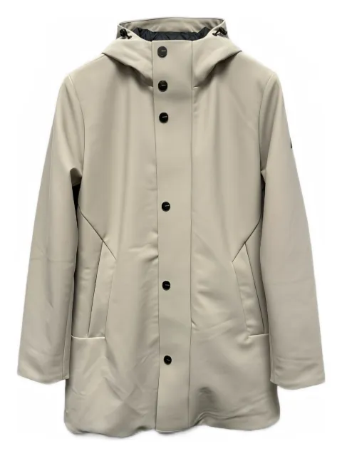 HèSKIMO button-fastening hooded coat
