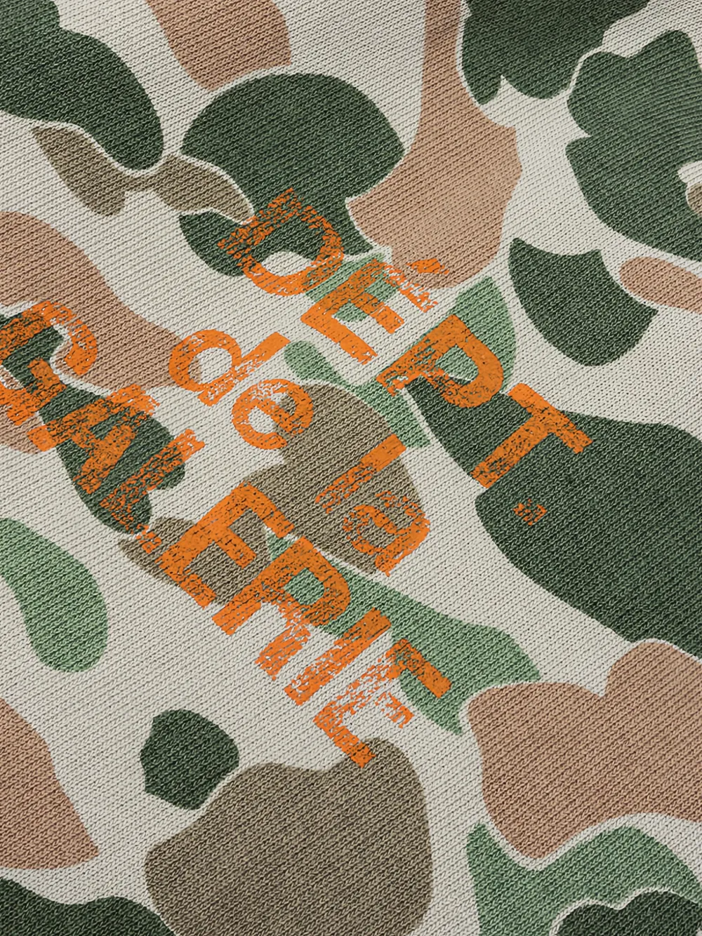Gallery Dept. Flared Patchwork Camouflage And Logo-print Cotton-jersey Sweatpants In Multi