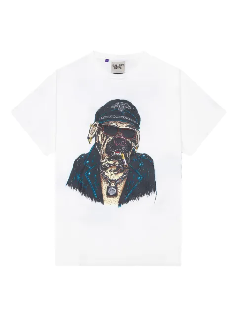 GALLERY DEPT. Oct Biker Dog graphic-print T-shirt