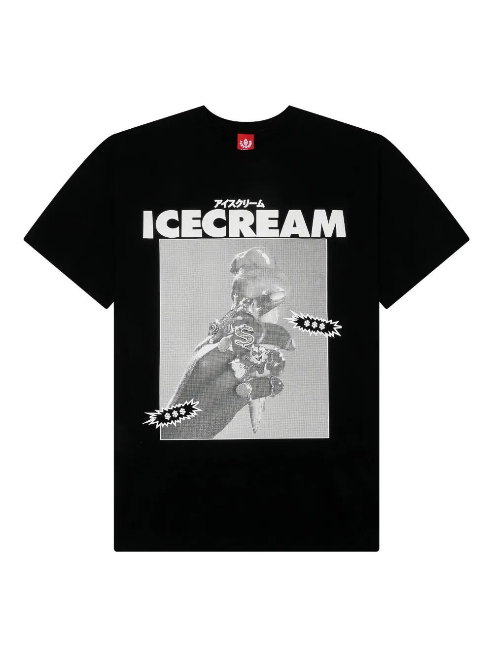 ICECREAM camiseta Slip con motivo gráfico | negro | Image 1