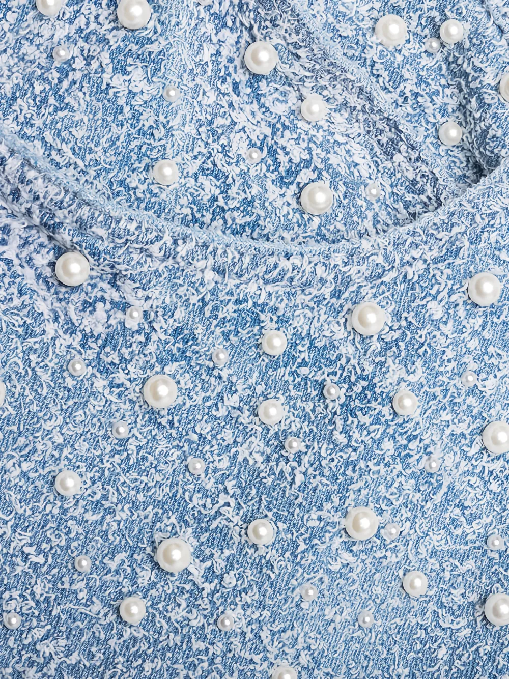 Purple Brand P018 jeans met textuur Blauw