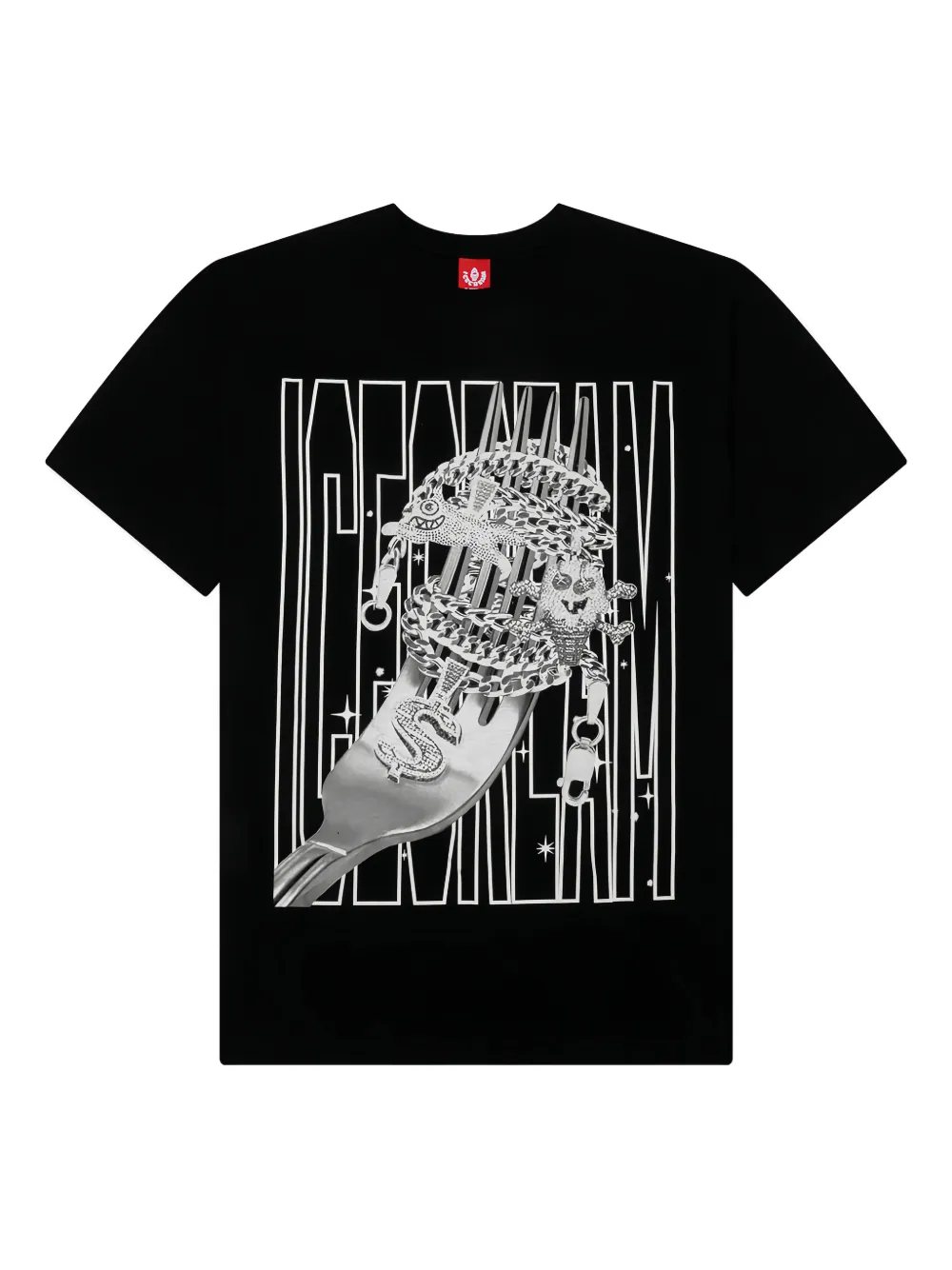 ICECREAM playera Pasta | negro | Image 1