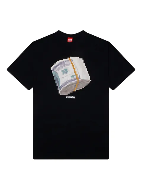 ICECREAM graphic-pixelized T-Shirt
