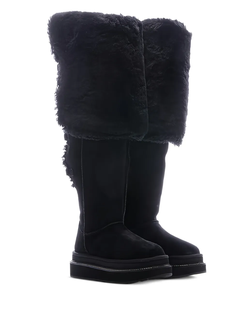 UGG botas altas con detalle de hebilla en colaboración con Sacai | Botas por encima de la rodilla | Image 2
