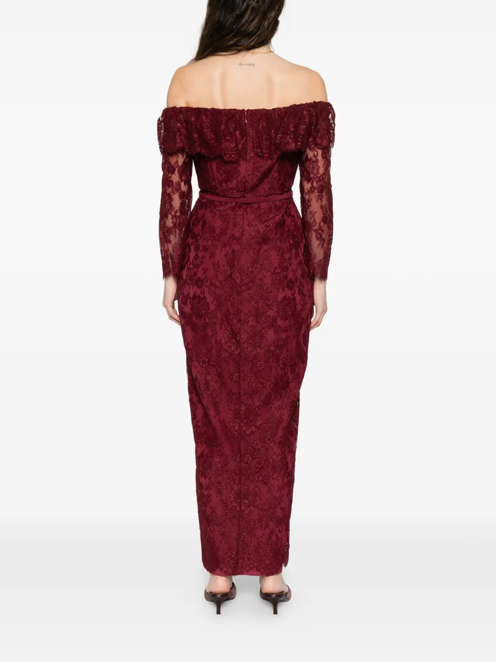 Lace Button Dress