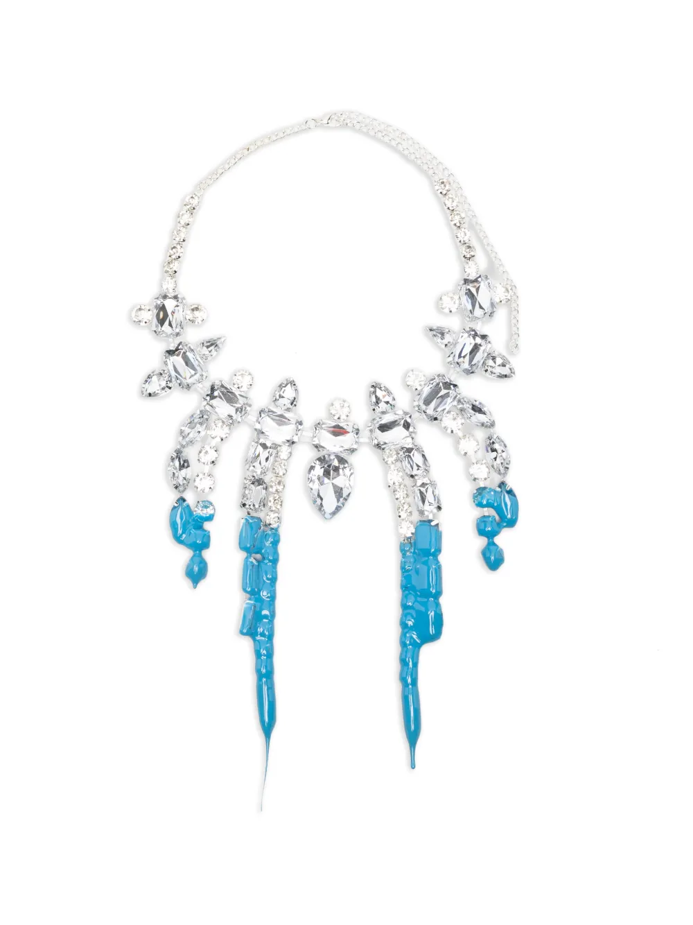 Ottolinger Collana con diamanti - Argento