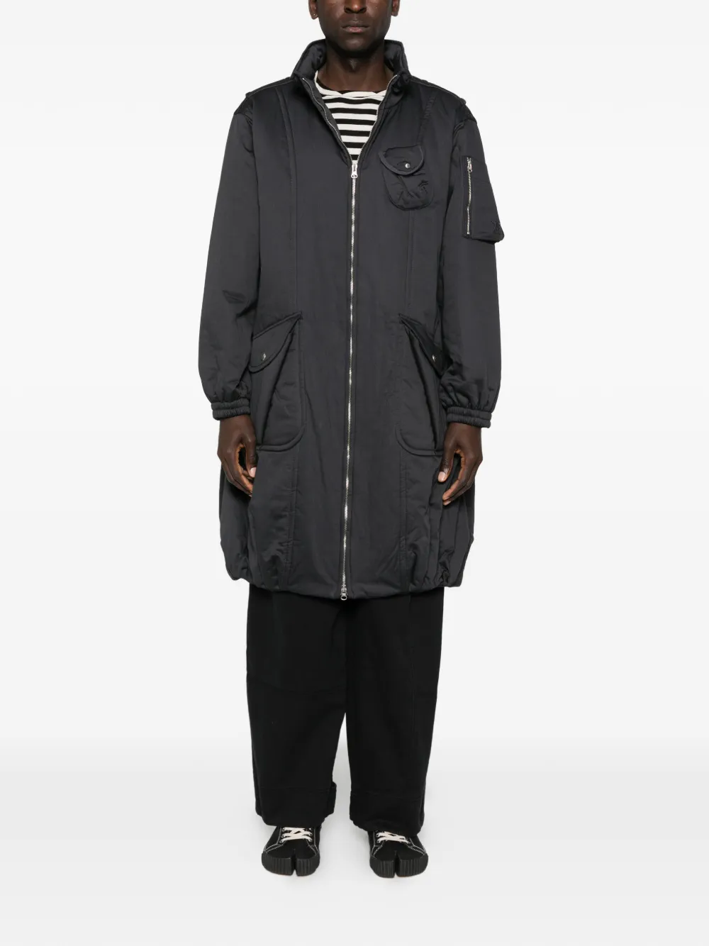 Open YY Cargo zip-up oversized coat | Oversized Coats | Image 2