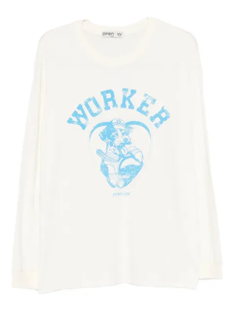 Open YY Worker Pet Club long-sleeve T-Shirt