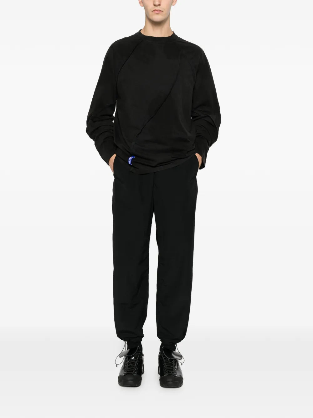 A-COLD-WALL* T-shirt met lange mouwen en vlakken - Zwart