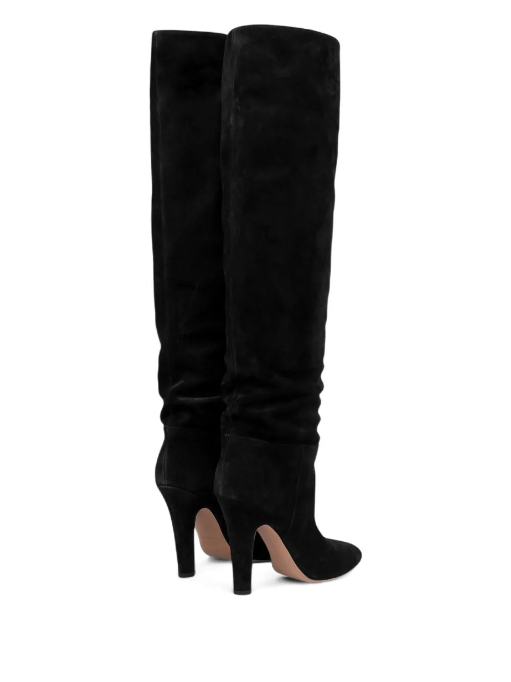Paris Texas 100mm Elsa Point-toe Stiletto Boots In Black