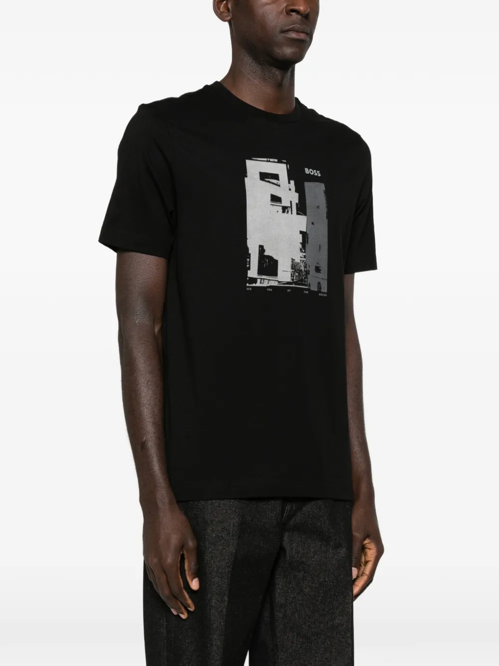 BOSS グラフィック Tシャツ | ブラック | FARFETCH JP BOSS グラフィック Tシャツ | ブラック | FARFETCH JP