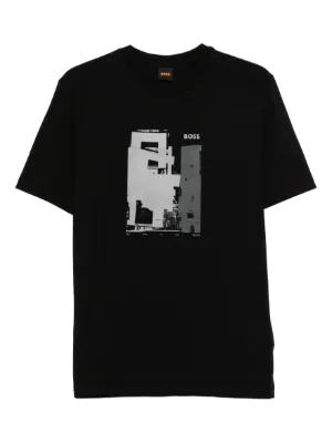 BOSS グラフィック Tシャツ | ブラック | FARFETCH JP