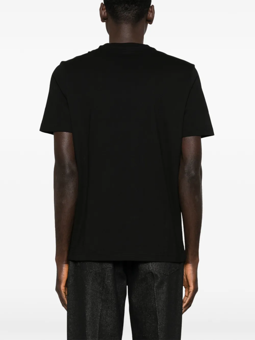 BOSS T-shirt met grafische print Zwart