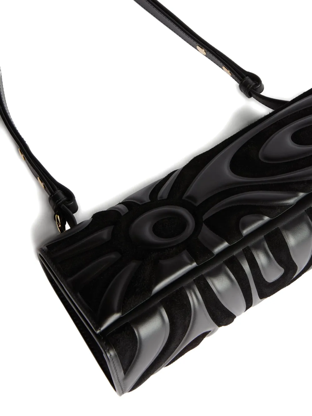 Pucci Marmo Pattern Shoulder Bag In Black