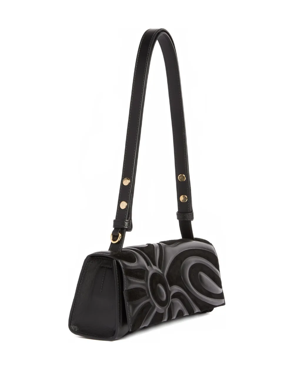 Pucci Marmo Pattern Shoulder Bag In Black