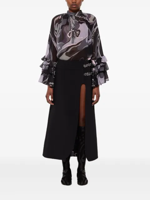 PUCCI midi skirt with internal print