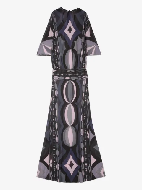 PUCCI vestido largo con estampado Collane